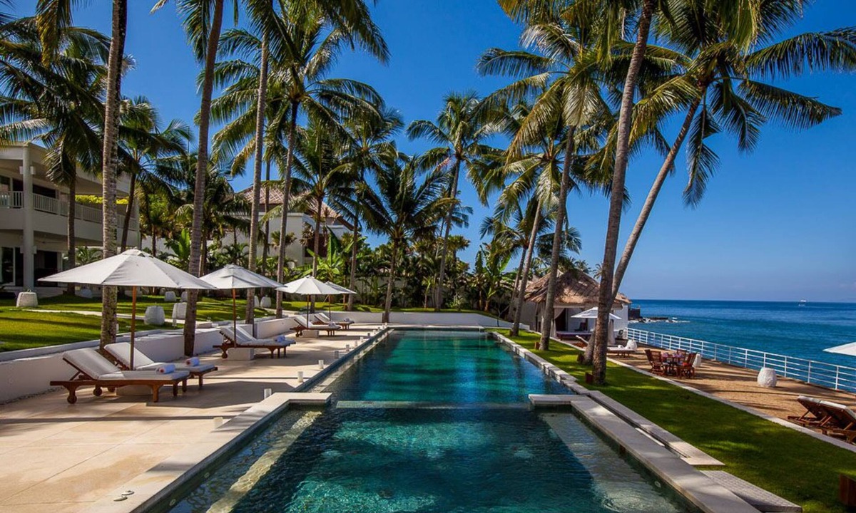 Candi Dasa Villa | Contemporary-Colonial Style 3BR Villa W/Ocean View, Candidasa! Stunning View!