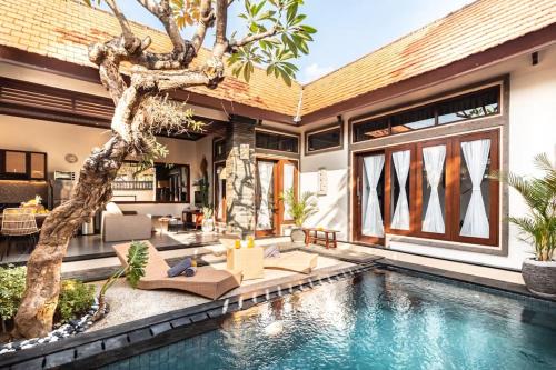Kerobokan Villa | Cosy Traditional and Fresh 2bd Sunterrace Villa with Pvt Pool