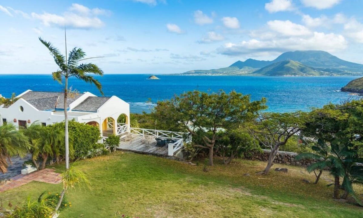 Frigate Bay House | Private Caribbean Cottage with Ocean & Nevis Views near Cockleshell Beach