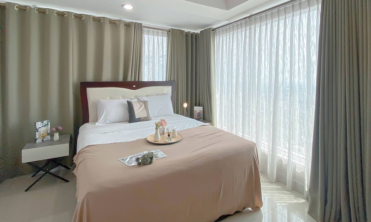 Pekayon Jaya Apartment | Spacious and Comfy 2BR Combined at Grand Kamala Lagoon Apartment