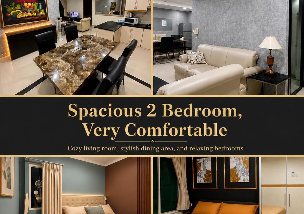 Cilandak Apartment | Spacious living room Hampton's Park Apartment