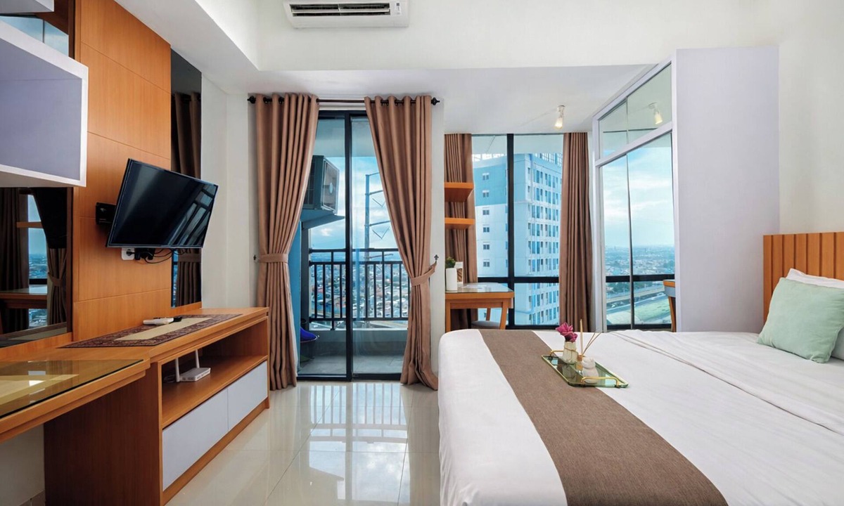 South Tambun Apartment | Urban Look Studio Apartment At Lrt City Bekasi