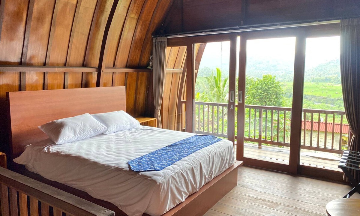 Wisma Kerta Cabin | Villa Anteng with Rice Fields View at Sidemen
