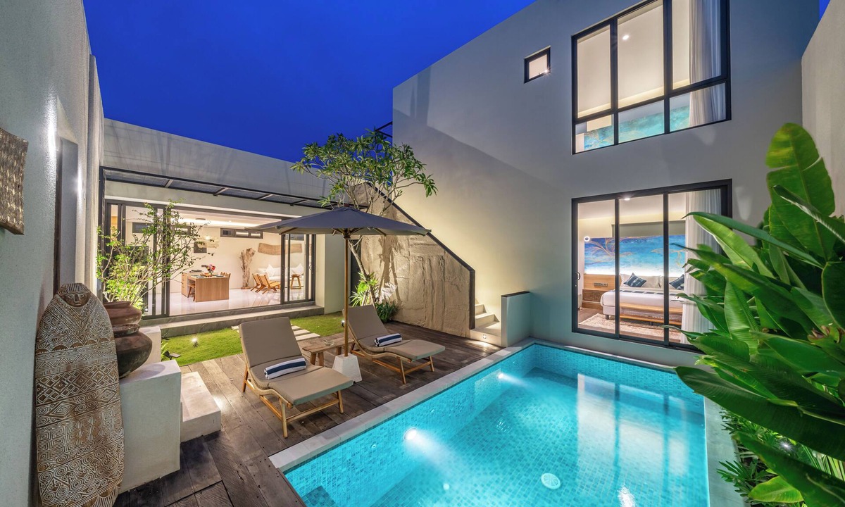 Tibubeneng Villa | Villa Noema BRAND NEW Modern 2 BR Villa Private Pool Canggu