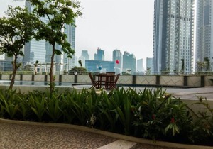 Contemporary 2BR at The Wave Apartment in Jakarta