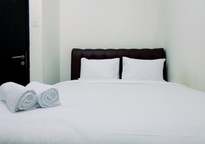 Minimalist 1BR with City View The Wave Apartment By Travelio in Jakarta