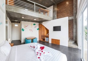 Modern, Deluxe Room with pool view #2 in Mengwi