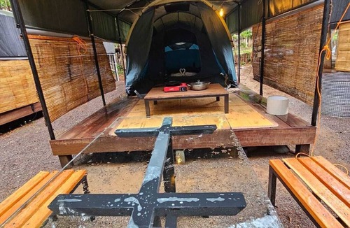 Pangalengan Cabin | Cozzy Haruman riverside camp
