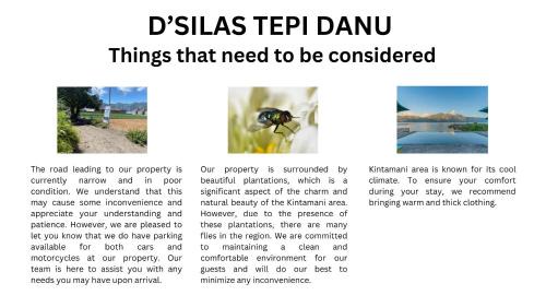 Toya Bungkah Cabin | D Sila's Tepi Danu Villas Kintamani & Natural hot spring