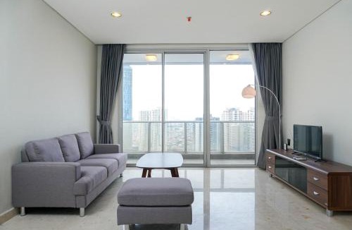 Karet Apartment | Elegant 2BR at Empyreal The Epicentrum Kuningan Apartment By Travelio