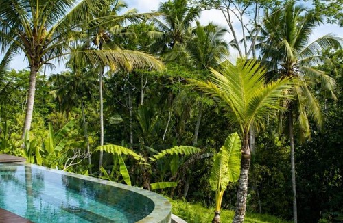 Tampaksiring Hotel | Kailash Romantic 1BR Ricefield Villa Ubud with Private Pool