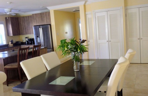 Cotton Ground Condo | “Mango” - Vibrant Villa Yards from BEACH at Hamilton Beach Villas & Spa