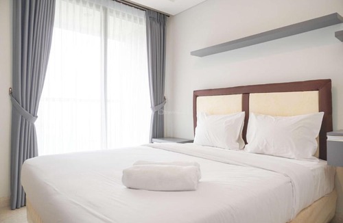 Pantai Indah Kapuk Apartment | Minimalist and Nice Studio at Gold Coast Apartment By Travelio