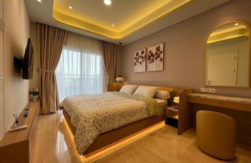 Kesawan Apartment | Muji Style 2BR 3 Beds Apartment at Podomoro Medan - Direct Mall