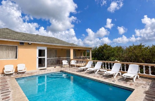 Cotton Ground House | Ocean View Orchid Villa - Sunset View/Private Pool, 5 min walk to paradise beach