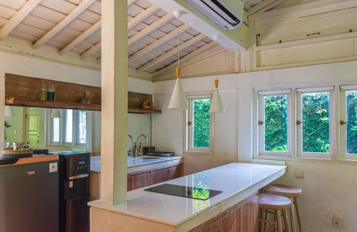 Bantul Cabin | Peaceful Retreat with a Lush Garden & Open-Air Patio