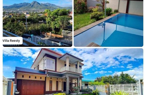 Bumiaji Villa | REESTY VILLA KOLAM RENANG VIEW GUNUNG dekat ALUN2