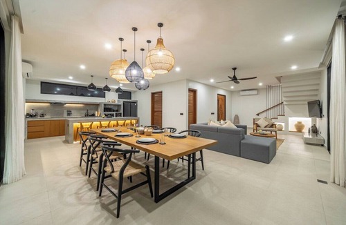 Babakan Villa | Serene 3BR Escape w Beach Nearby, Huge Pool&Garden