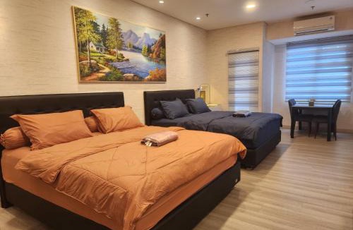 Kesawan Apartment | Spacious 2 King Bed Family Room 56 Sqm PODOMORO APARTMENT Tower Liberty 21st Floor with Mall Direct Access