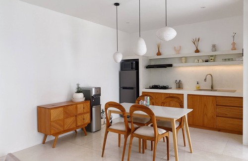 Tibubeneng House | Splendid Villa Eden White Canggu Pool & 2 BD