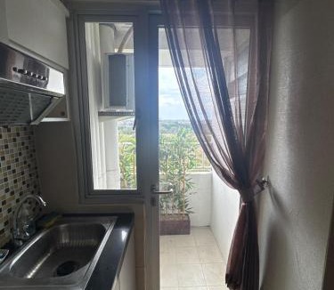 Surabaya Apartment | The Cocoon - stanford Educity pakuwon city - apartment Studio full furnish dengan kolam renang indah