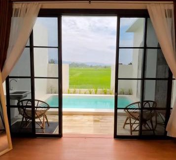 Berbah Villa | Vikosa Villa Private Pool With View