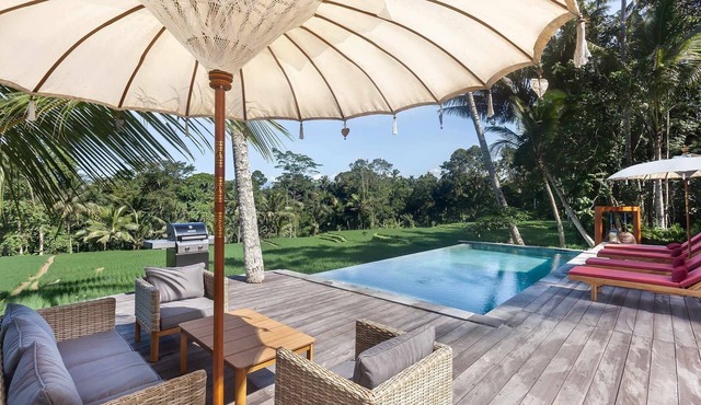 1 BR Cozy Villa With Breathtaking Rice Paddy View in Bali
