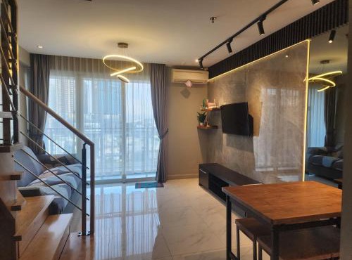 2 BR Apartment Grand Jati Junction Medan view City 12th Floor in Medan