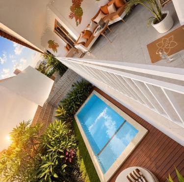 3BR Private Pool Villa, 7 Min Walk to Nirvana Gym Canggu in Canggu