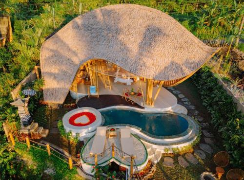 Angel Bali Suites, Private Nature Bamboo Villa in Selat