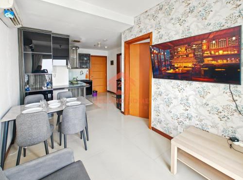 Best View 1BR Baywalk Condo Pool Gym, Wi-Fi in Jakarta