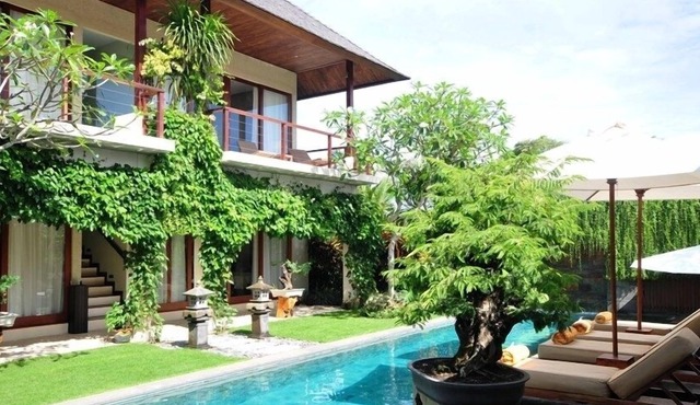 Book 4 Bedroom, stay at 5 bedroom pool villa, 250m from beach in Batu Belig
