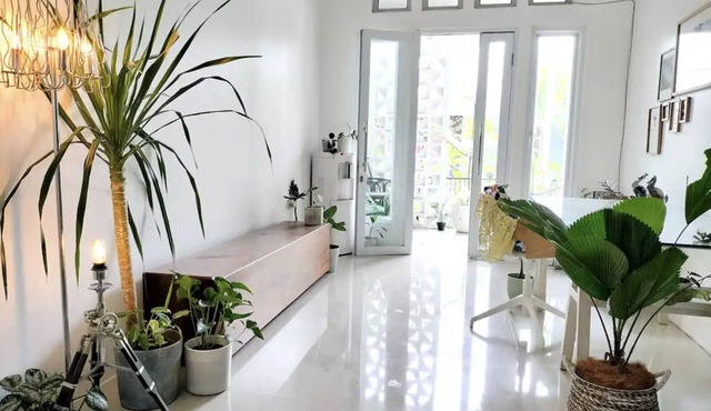Bright leafy home with Biznet up to 250 Mbps 3+1BR in SELATAN BANTAN