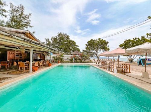 Café Gili Beach Bungalows in Gili Meno