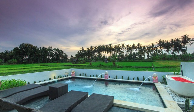 Charming 2-bedroom villa in enchanting Bali with ricepaddy view in Bali