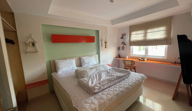 Chic 1-bedroom apartment with AC, fitness room in fabulous Bali Kuta in Bali