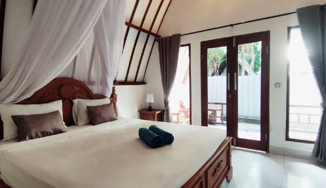 Chozy 1-bedroom bungalow with AC and WiFi in lovely Gili Air in North Lombok
