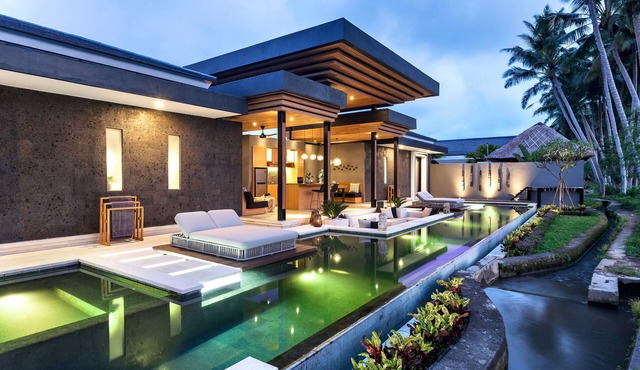 Cosy 2CH villa with breathtaking view of rice paddies in ubud