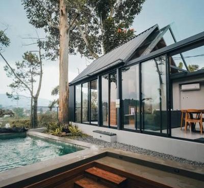 Cottonwood Cabin Villa B Triniti Lembang in Batureo 1