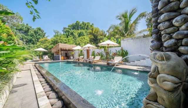 Cozy 1BR Flat in Ubud Pool Kitchen Garden in Gianyar Regency