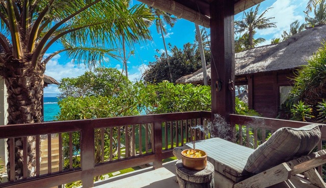 Deluxe Double Room with Balcony and Ocean View | The Village of Angels Resort in Kabupaten Karangasem