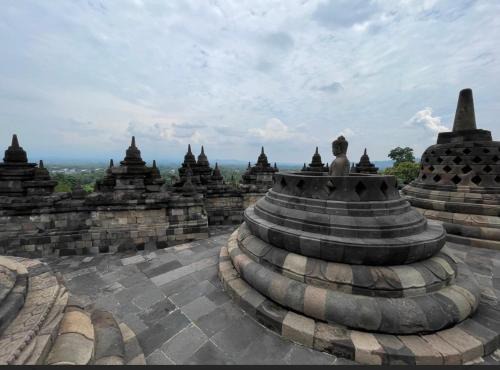 Driver tour Borobudur, Rice Terace & hiden scared waterfall in Blaburan