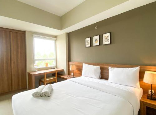 Good and Homey 1BR Apartment at Mustika Golf Residence By Travelio in Cikarang