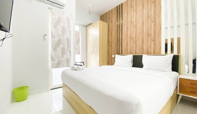 Homey 1Br Without Living Room At Amartha View Apartment in Semarang