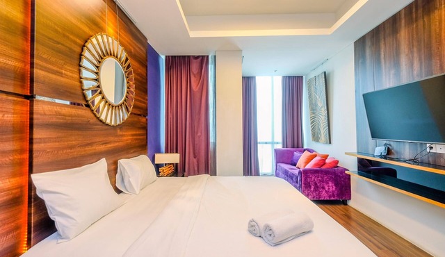 Homey Penthouse 3Br With Extra Room Kemang Village Apartment in Jakarta