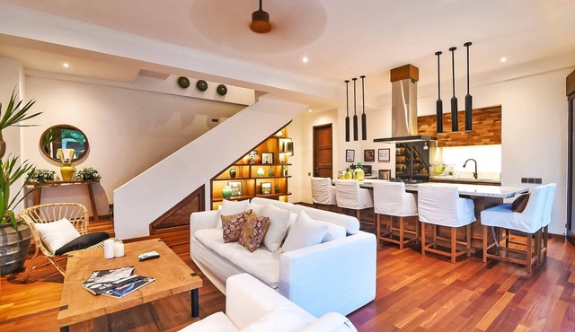 Idyllic 2BR Pool | Walk to W Club & Potato Head in Kerobokan Kelod