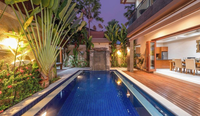 Imagine Your Family Renting a Luxury 3 Bedroom Holiday Villa Close to Kabupaten Badung Double Six Beach in Bali