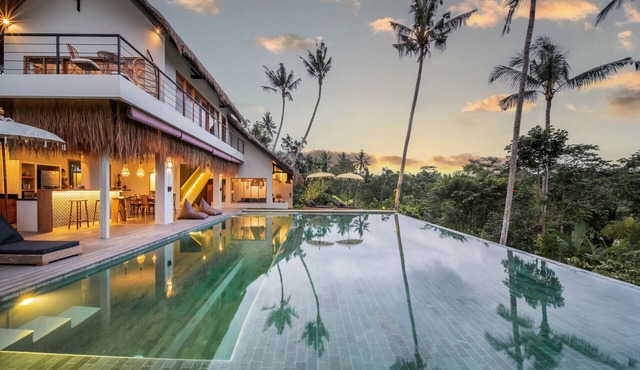 Infinity Pool Views | Yoga Shala | Jungle Hideaway in Ubud