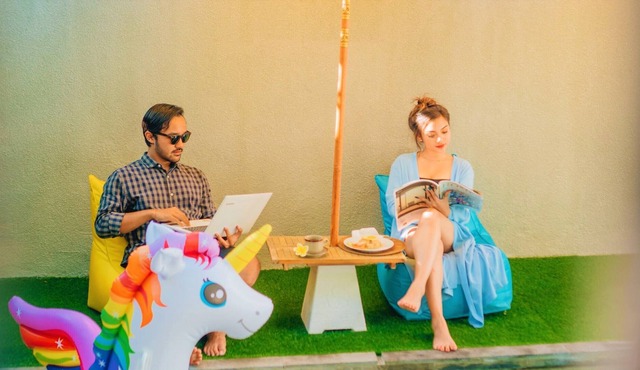 Instagramable 2BR W/Breakfast + Pool Acces in Bali