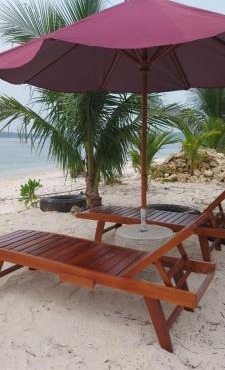 Jelita Beach Mentawai in Tuapejat
